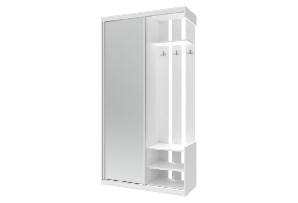 Передпокій City One Door 110х45х210 Білий